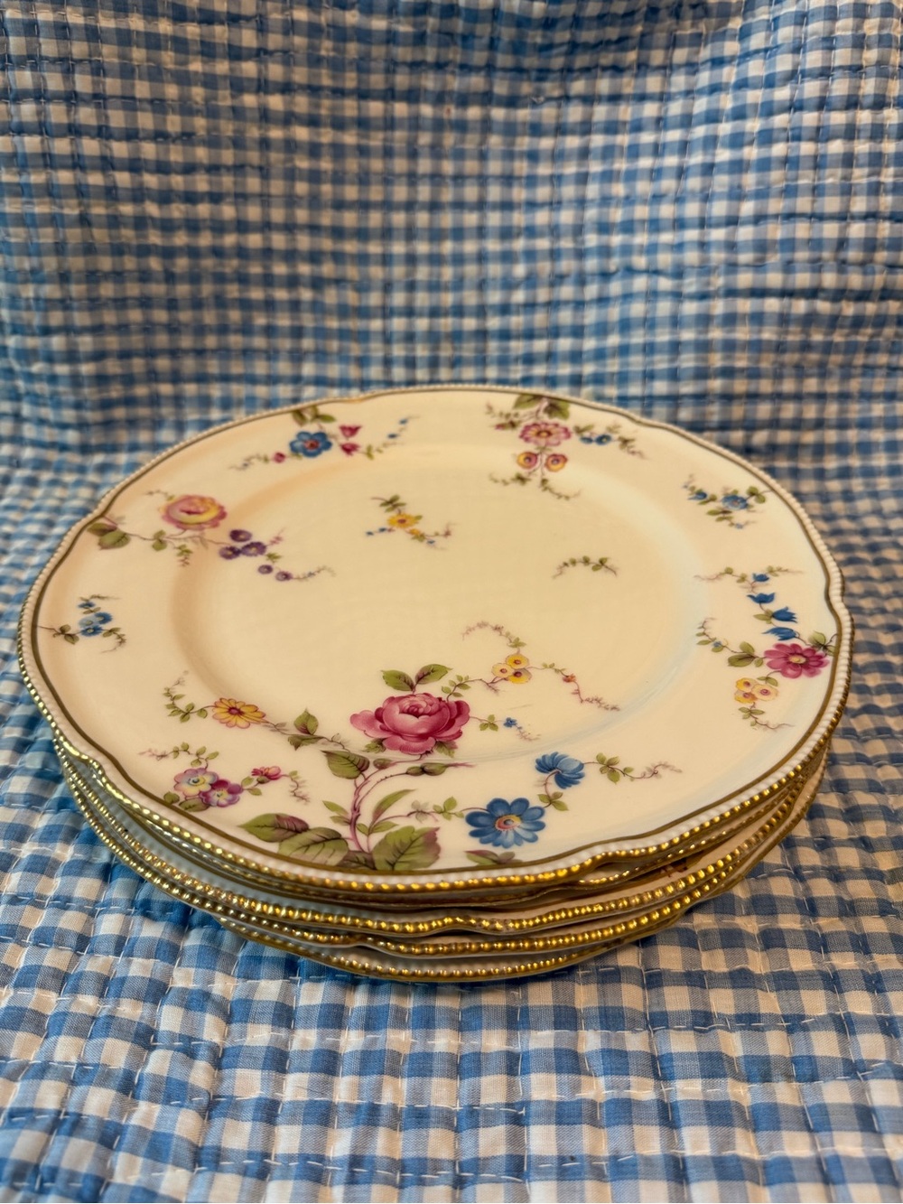 Set of 5 Castleton China Sunnyvale Dinner Plate 10.5” Made USA